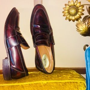 Fitzwell Jackson Penny Loafer Burgundy Sz 14 US 🤩
